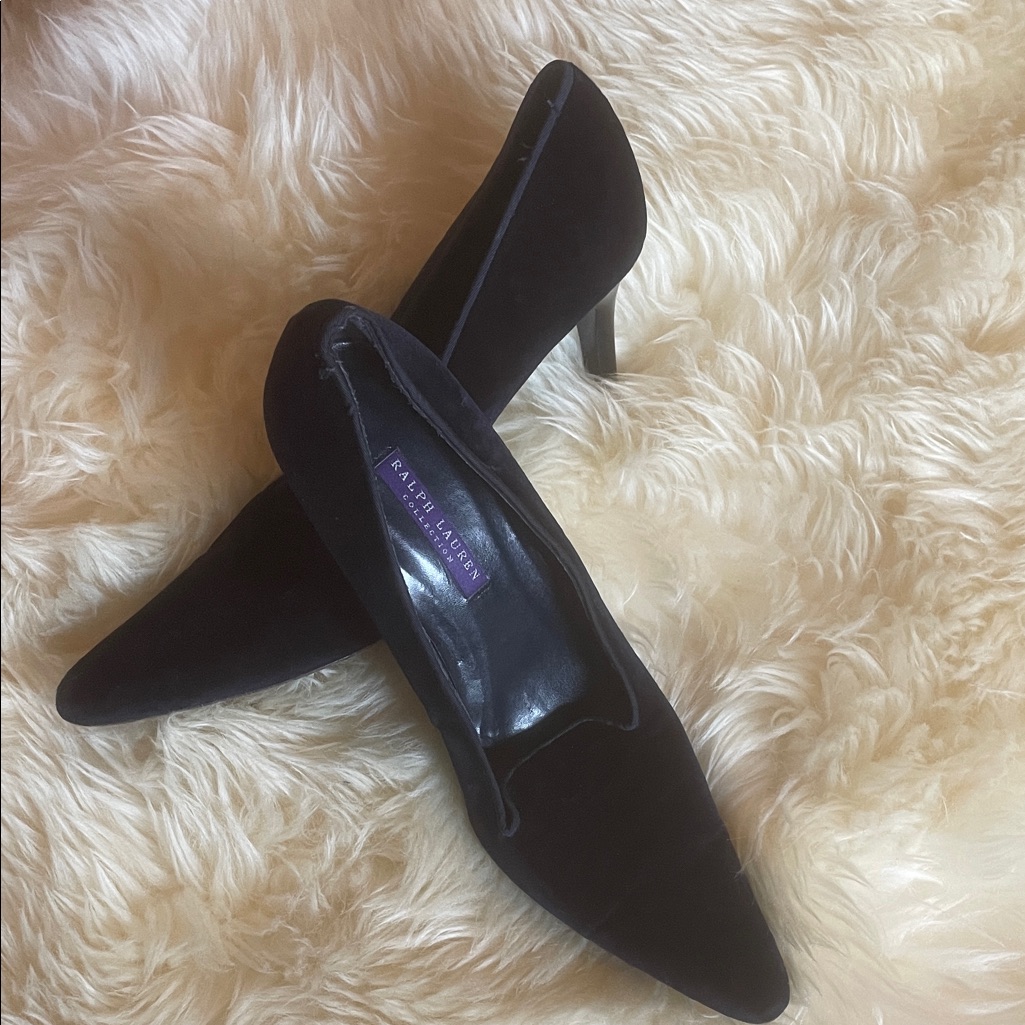 Ralph Lauren Purple Label Elegant Black Heels